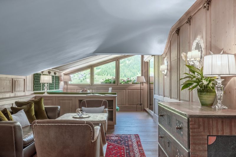 Wohzimmer Stofftapeziererei - smaragdgrün